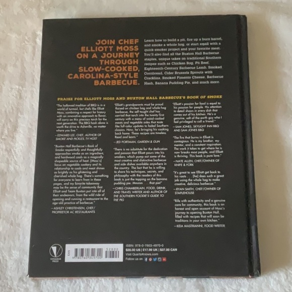 Buxton Book of Smoke - Culinary Guide with Black and Brown Accents - Picture 2 of 2